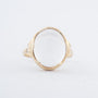 Gold ring with moonstone