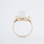 Gold ring with moonstone
