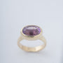 Gouden ring met een amethist
