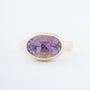 Gouden ring met een amethist