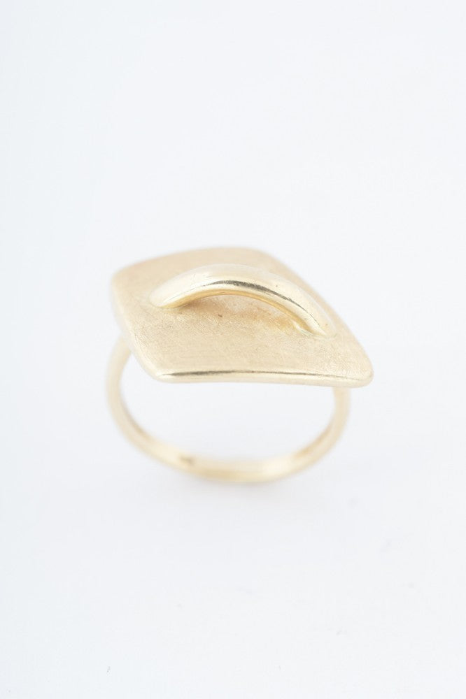 Gold ring with master mark JWC Rijswijk