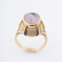 Gold ring with amethyst