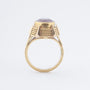 Gold ring with amethyst