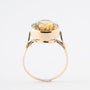 Gouden ring met citrien