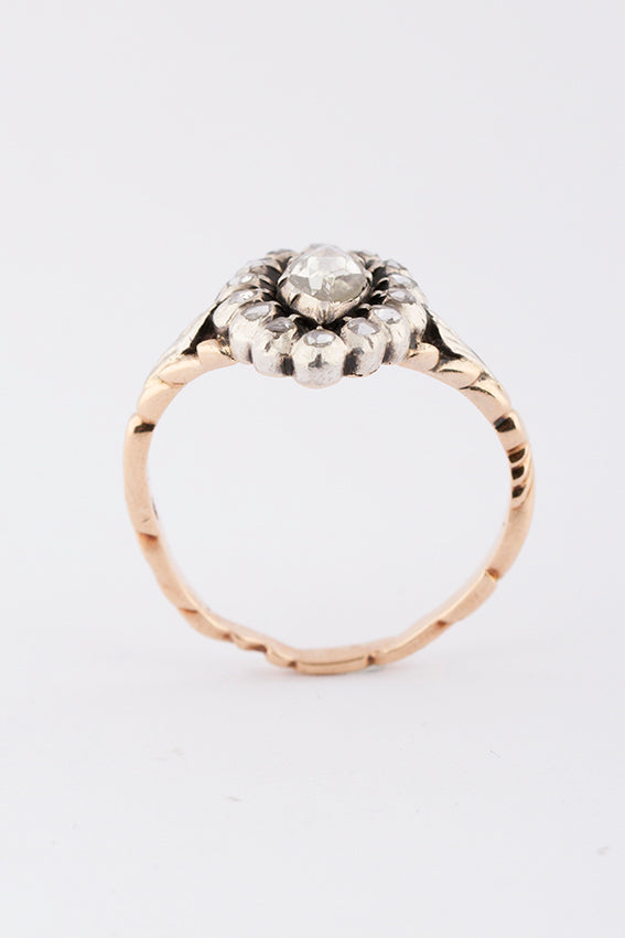 Antiek gouden markies ring