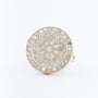 Gouden ring met roos geslepen diamanten