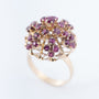 Gold ring with rubies