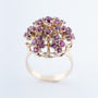 Gold ring with rubies