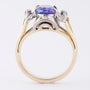 Gold ring with tanzanite