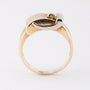 Gold buckle ring
