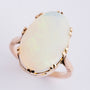 Gold ring with opal