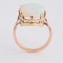 Gold ring with opal