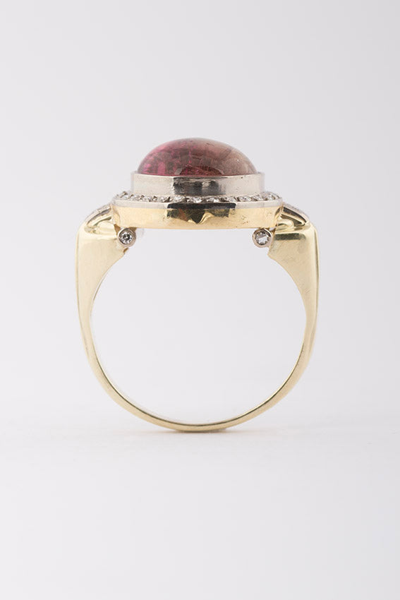 Entourage ring met toermalijn