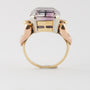 Retro ring with amethyst