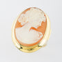 Gouden ring met camée