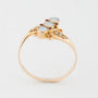 Antieke ring met opaal, robijn en parels