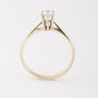 Gouden solitair ring met briljant 0.34 ct.
