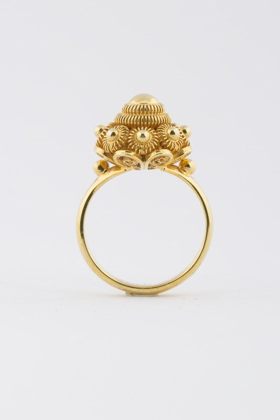 Gouden zeeuwse knoop ring