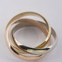 Gold tri-color ring
