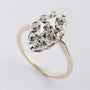 Antieke gouden ring met diamanten