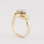 Gouden ring met 4 briljanten