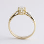 Gold solitaire ring with brilliant (0.55 ct.)