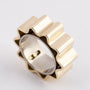White/yellow gold artistic ring