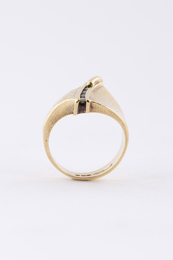 Gouden Lapponia ring met 4 briljanten