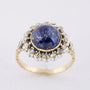 Gouden ring met lapis lazuli en diamanten