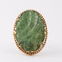 Gold ring with Jade