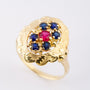 Gouden entourage ring