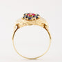Gouden entourage ring