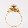 Gouden ring met citrien