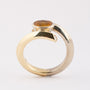 Ring with a citrine and brilliants.