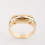 Wit/geel gouden ring met briljant