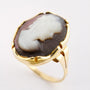 Gouden ring met camée