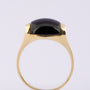 Gouden ring met onyx