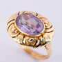 Gouden ring met amethist