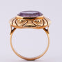 Gouden ring met amethist