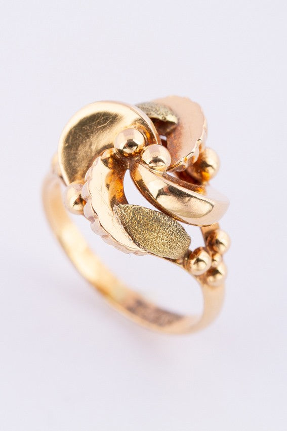 Golden fantasy ring
