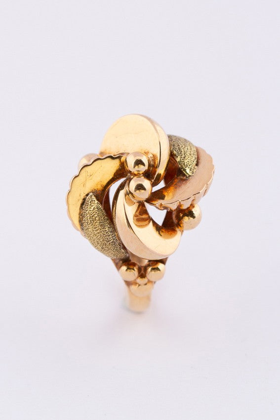 Golden fantasy ring
