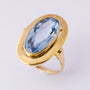 Gouden ring met blauwe spinel