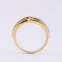 White/yellow gold ring with a brilliant