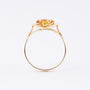 Gouden ring met citrien