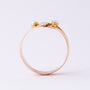 Gouden ring met 2 parels