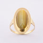 Gouden ring met een Chrysoberyl kattenoog