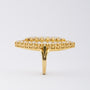 20 carat gold marquise ring with diamonds