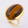 Gouden ring met tijgeroog