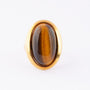 Gouden ring met tijgeroog