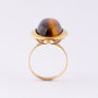 Gouden ring met tijgeroog